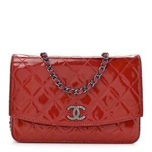Chanel Patent Quilted Brilliant Wallet #243867C15B